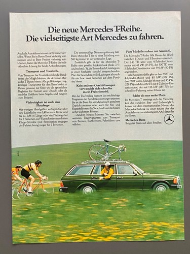 1978 mercedes w123 modell - mercedes, t-modell