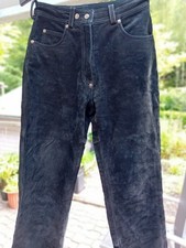 Damen Nubuklederhose schwarz, Hein Gericke Speedware Gr. 36, neuwertig