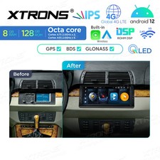 XTRONS 10,25" Android Autoradio Octa Core 8G+128GB GPS Navi DSP für BMW X5 E53