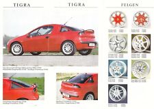 OPEL TIGRA A FRANK INNOVA Tuning Prospekt Brochure Sheet AN