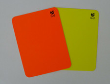 Gelbe Karte + Rote Karte - gelbe und rote Karte - Schiedsrichter