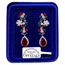 Ohrringe Blumen Tropfen Pl