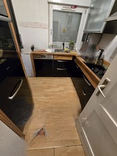 Nobilia Küchenarbeitsplatten Mit Nischenverkleidungen in Eiche Provence.