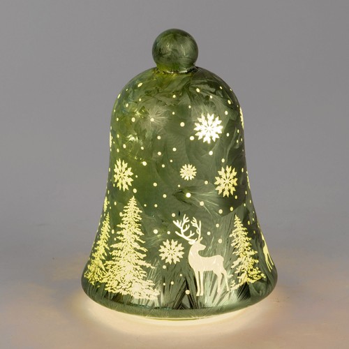 Led deko glocke frosty - deko,