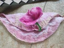 Merino Wolle Mädchen rosa Handarbeit Crossbody Schultertasche Bauchtasche neu