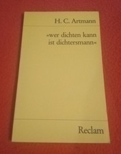 H. C. Artmann - "Wer dichten