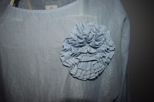 Italy Bluse mit großer Blume