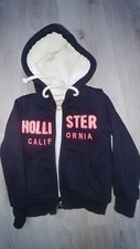 TOP Hollister Sweatjacke Hoodie Schwarz California 92