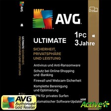 AVG ULTIMATE 2025 1 PC 3 Jahre | Internet Security, TuneUp, VPN, AntiTrack 2026