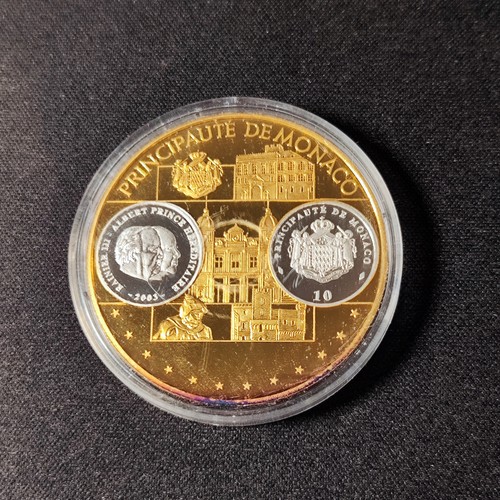 Monaco euro medal - monaco, 2003