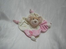 STERNTALER Schmusetuch Kuscheltuch MAUS MILLY klein  rosa weiß Blume  Rassel