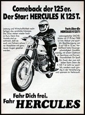 Hercules K 125 T, originale Werbung aus 1974