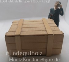 Holzkiste für spurweite - spurweite, 2,