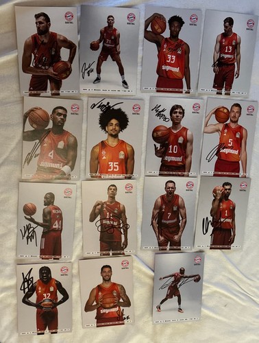 Autogrammkarten bayern - 15,