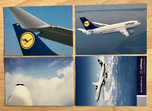 Postkarten lufthansa 4 - -,