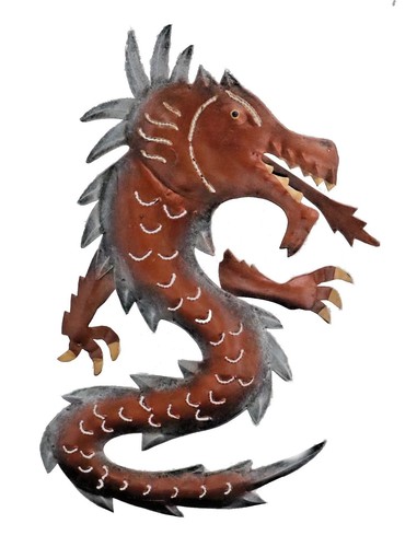 Drachen wanddeko metall - drachen,