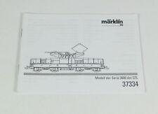 MÄRKLIN 37334 E-Lok CFL 3602 / Serie 3600 Digital H0 Anleitung Handbuch manual