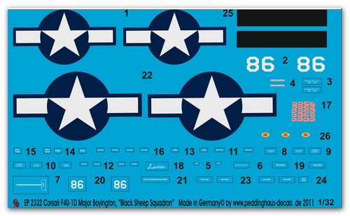 Peddinghaus decals 2332 - peddinghaus-decals, 1/32
