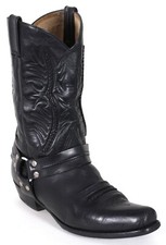 Bikerstiefel Motorradstiefel Lederstiefel Chopper Sancho Biker Leder Vintage 47