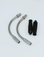1Paar Zugführungsrohr V-Brake,90° und 2x Gummi Faltenbalg, SHIMANO, Tektro, Avid