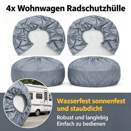 4er set anhänger wohnwagen - 4er,