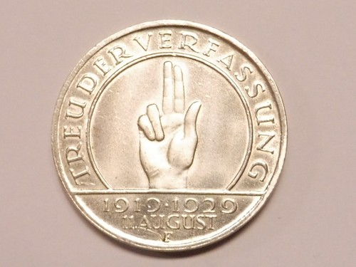 Weimarer republik mark - republik, 3,-