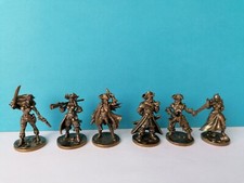 Piraten Komplettsatz Fremdfiguren Metallfiguren metall bronze  circa 40 mm