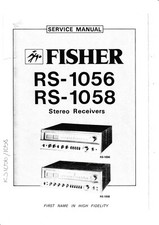 Service Manual-Anleitung für Fisher RS-1056,RS-1058 