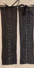 Armstulpen Gothic Schwarz