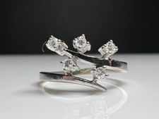 585 Weißgold Ring Vintage