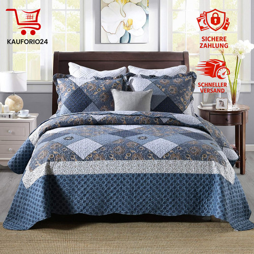 Tagesdecke blau mikrofaser - tagesdecke,