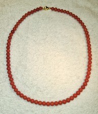 Sehr schöne antike echte Sardegna Korallen Halskette