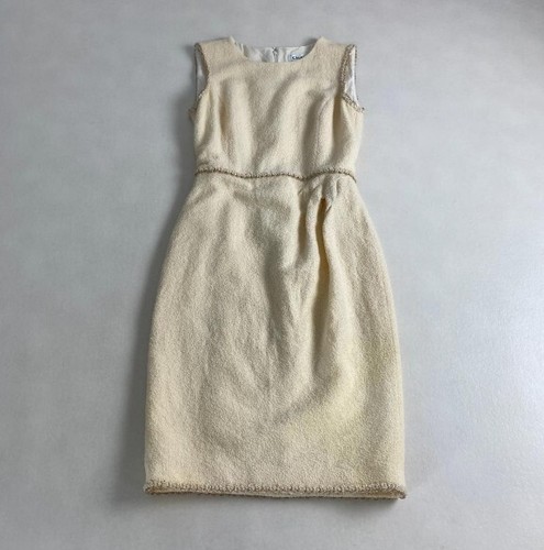 Chanel kleid ärmellos tweed - chanel,