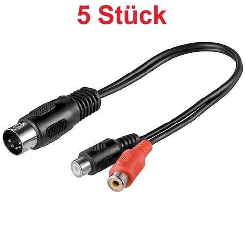 20cm kabel adapter cinch - y, 2x