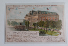 Düsseldorf Ständehaus - Fahrräder AUGUST STUKENBROK  Einbeck  alte AK ,gel. 1900