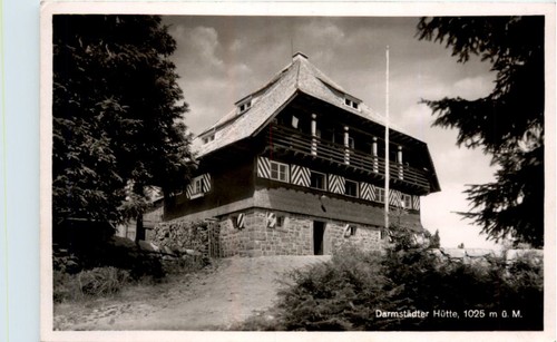 Darmstädter hütte bei - hütte,