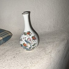 Vase, Wedgwood Bone China made in England, Kutani Crane, unversehrt,Höhe 13,5 cm