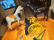 Alte Sindy Pedigree Kutsche