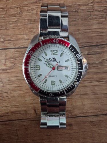 Shark quartz diver watch - shark, pepsi