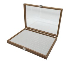 Holz Ohrringe Ringlade Ringbox