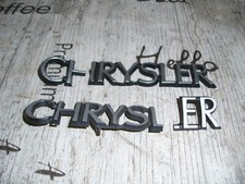Oldtimer Emblemen  Schriftzug 2 stück Chrysler