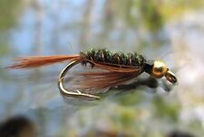 Gilchrist Fliegen. 3 x Goldkopfnymphen DIAWL BACH. Auswahl von Größen