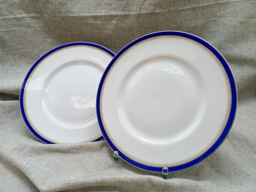 Antike porzellanteller - 2x,