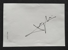 B1090 Jean Alesi Autogramm auf