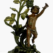 Figur Putto Kerzenständer °