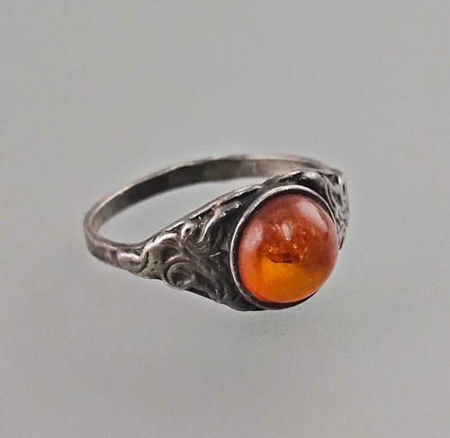 Bernstein silber ring 925er - ring,