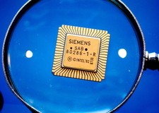 Siemens SAB 80286-1-R Intel 82' 16-Bit 10 MHz iAPX 286 CPU Gold Keramik CLCC68