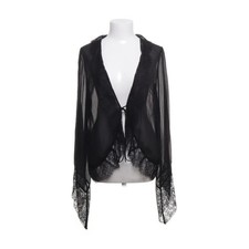 American Retro, Morgenmantel, Größe: 40, Schwarz, Polyamid/Seide, Einfarbig #RBE