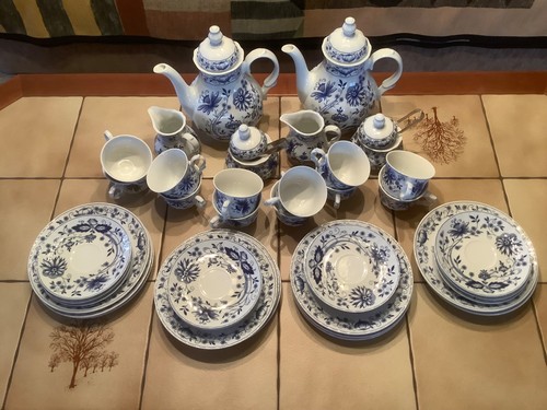 Kaffeservice zwiebelmuster - kaffeservice,