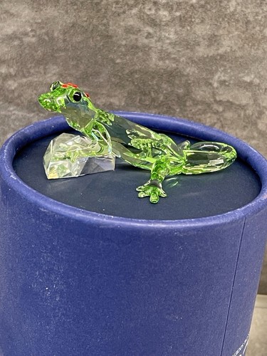 Swarovski kristallfigur gecko - kristallfigur,
